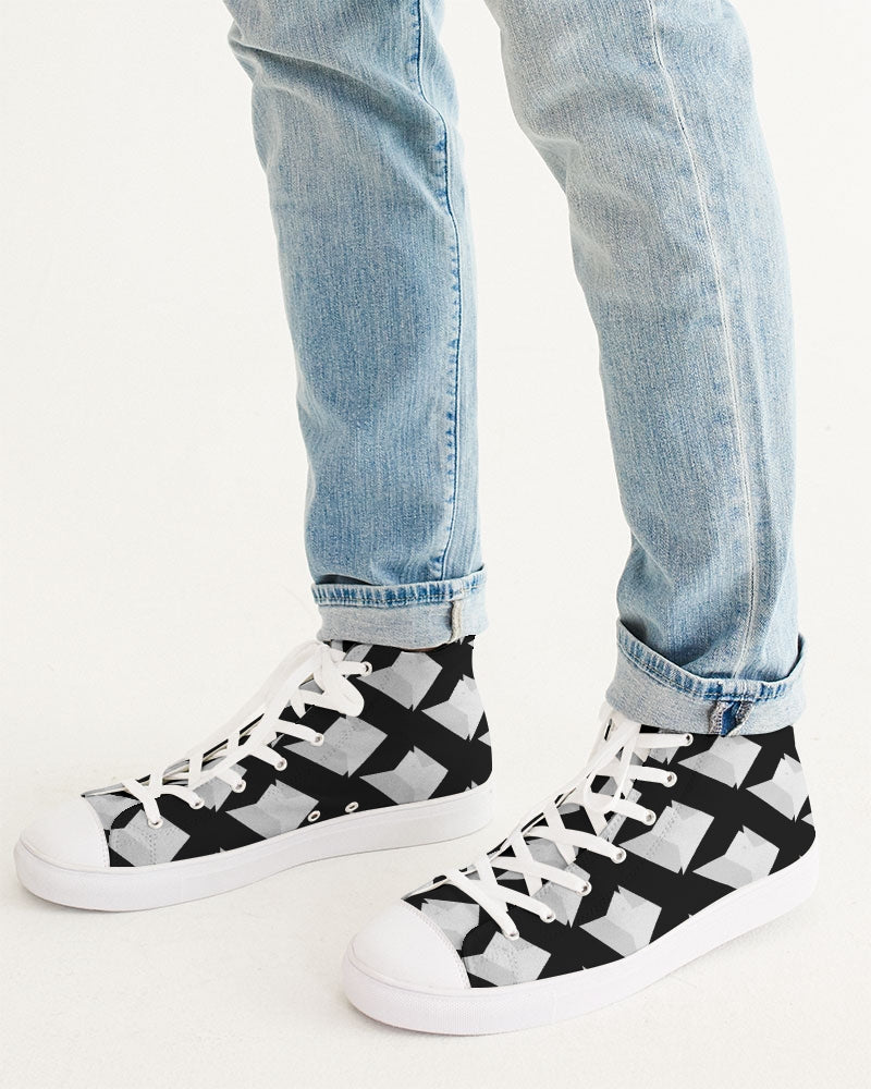 MONOGRAM HIGHTOP CANVAS SHOES